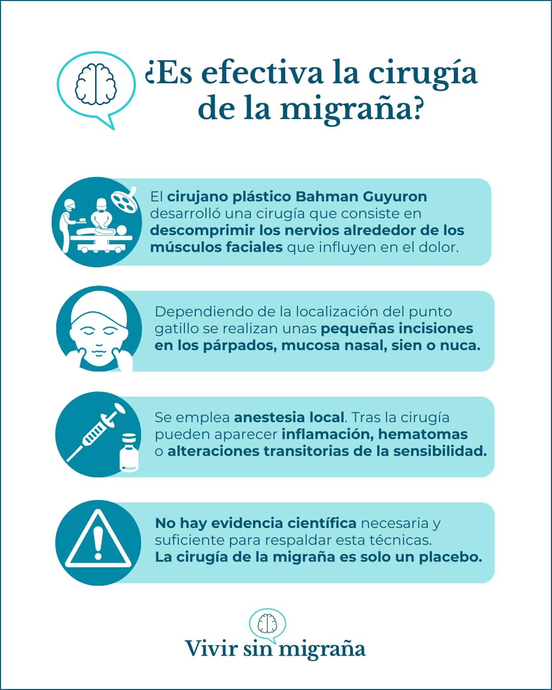 Cirugía migraña